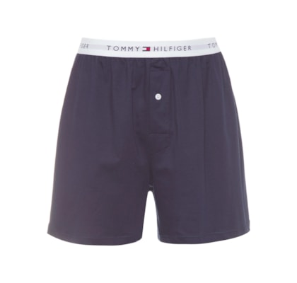 Cueca Basics Core Knit Interlock Athletic Box - Azul 