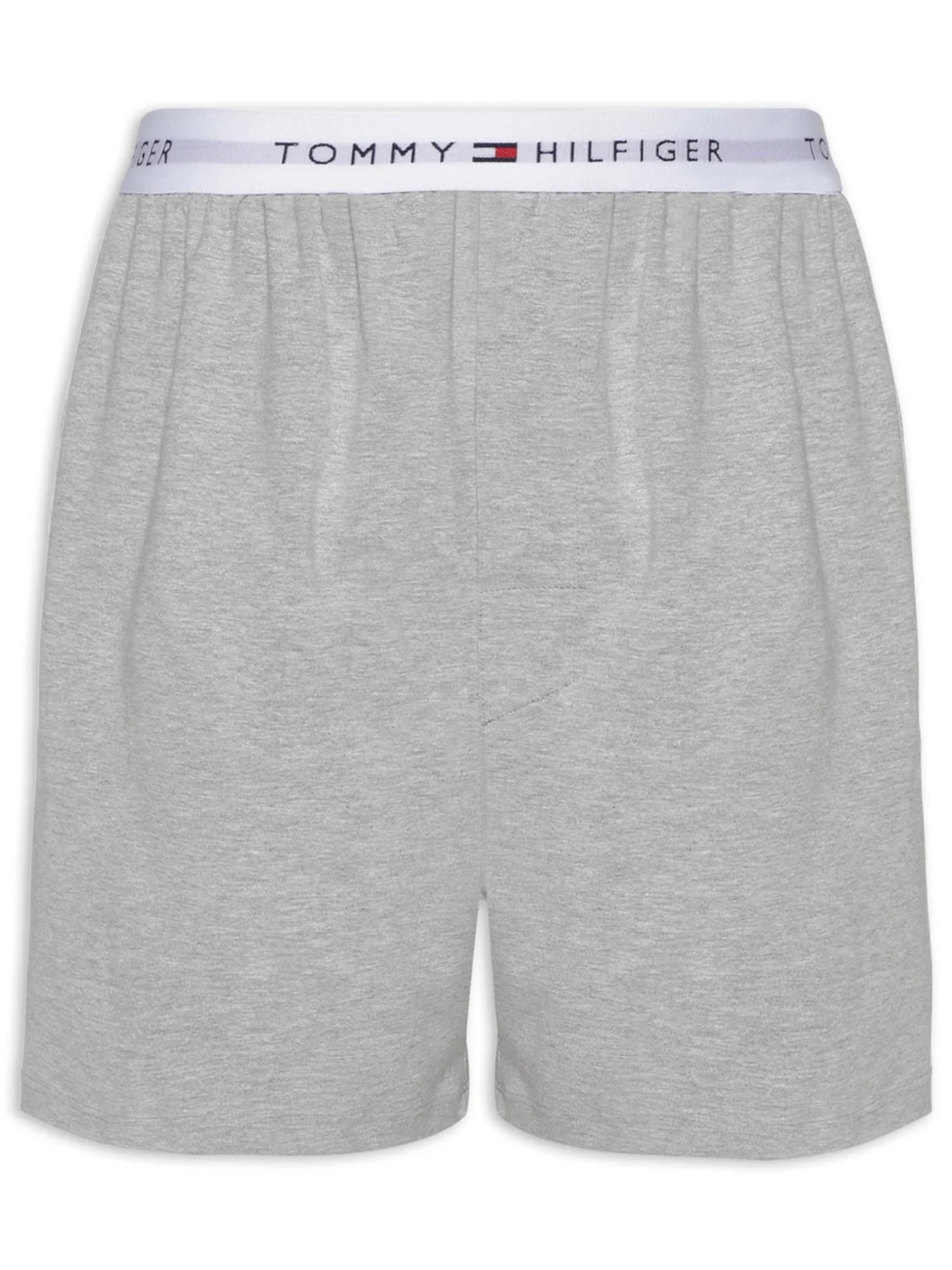 Cueca Basics Core Knit Interlock Athletic Box - Cinza