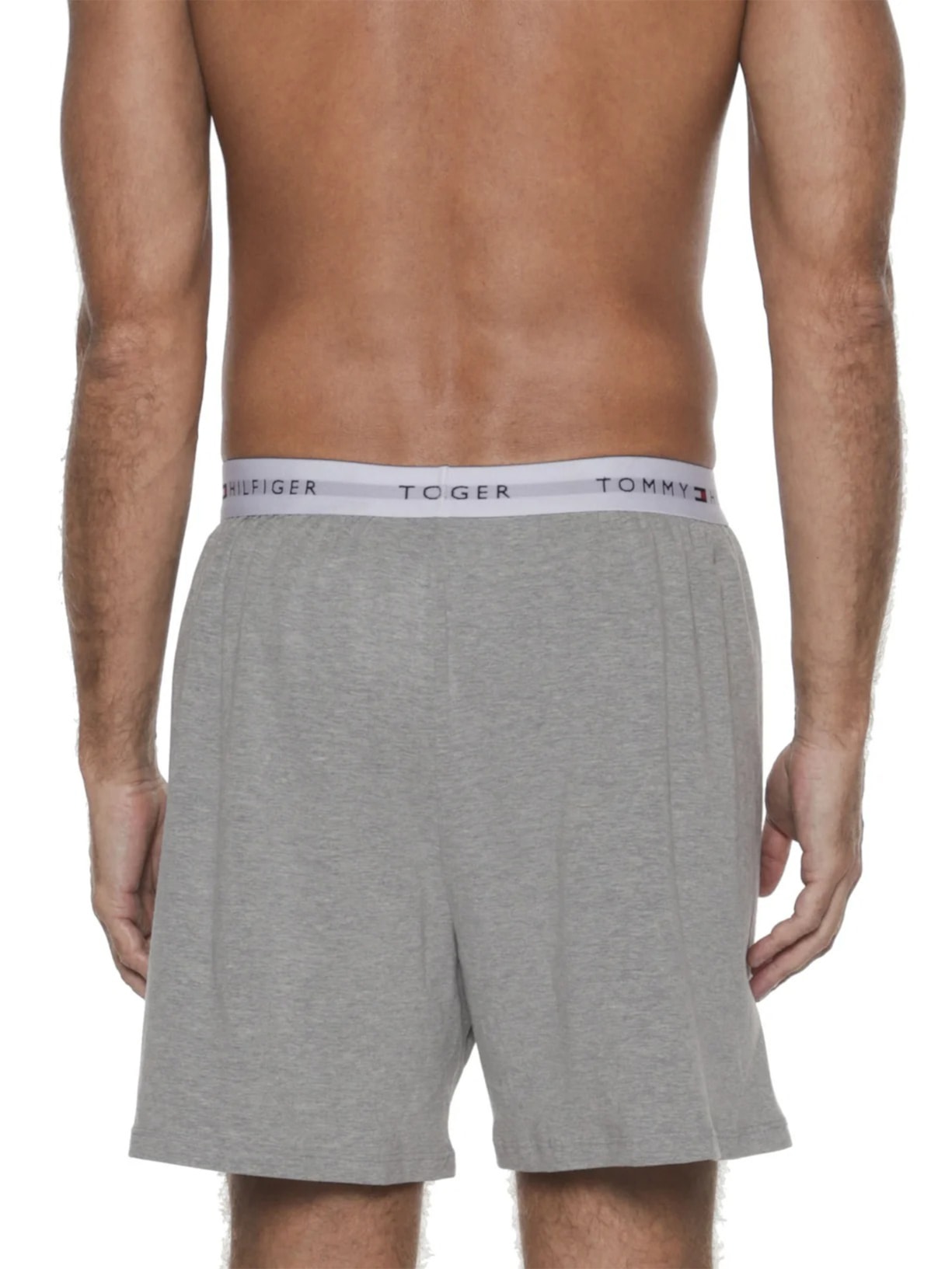 Cueca Basics Core Knit Interlock Athletic Box Cinza    Tommy Hilfiger