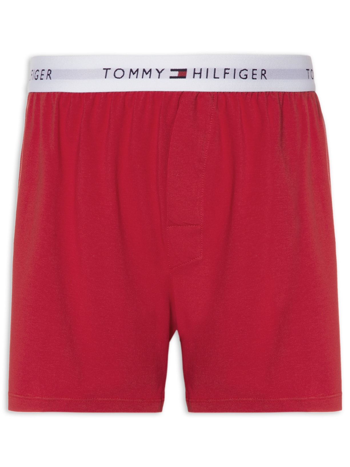 Cueca Basics Core Knit Interlock Athletic Box - Vermelho