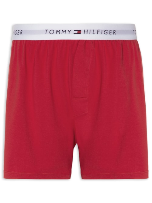 Cueca Basics Core Knit Interlock Athletic Box - Vermelho