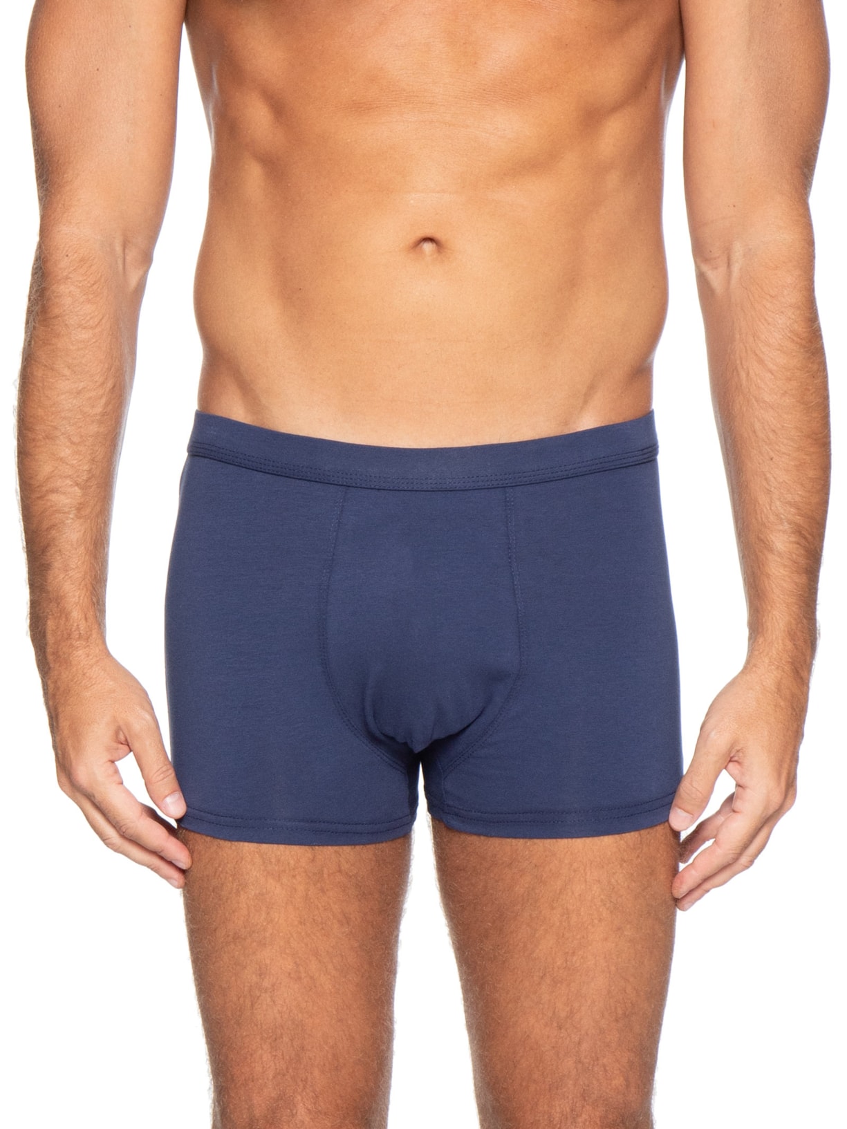Cueca Box Algodão Azul Basiq Men
