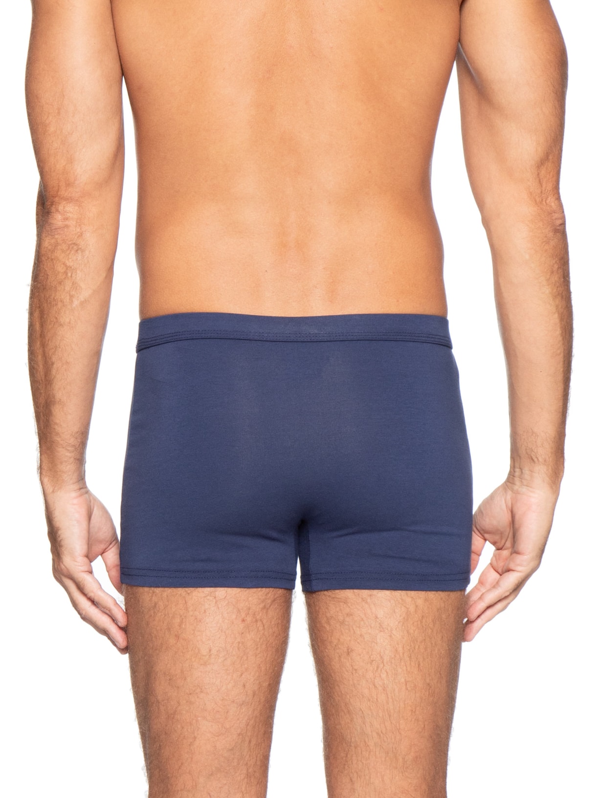 Cueca Box Algodão Azul Basiq Men
