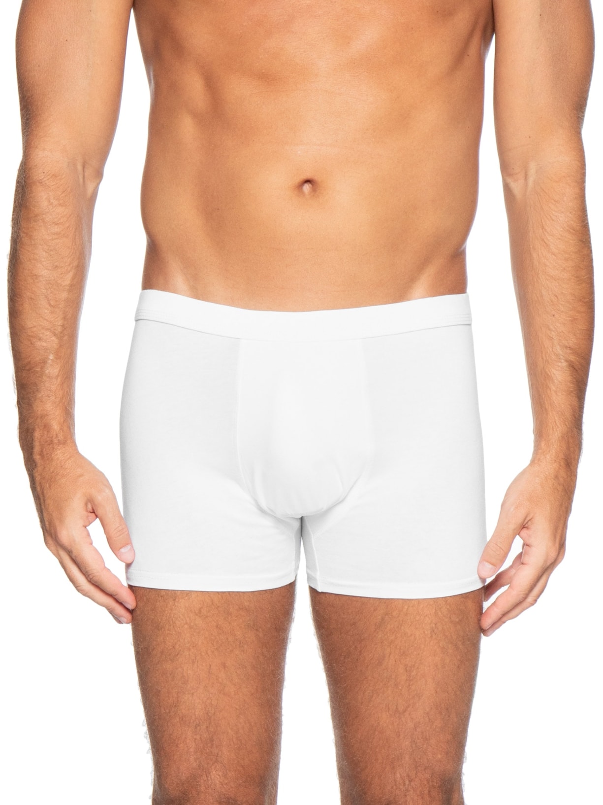 Cueca Box Algodão Branco Basiq Men
