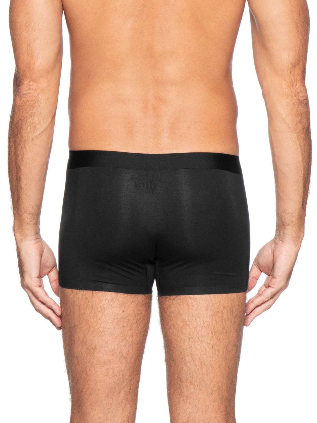 Cueca Box Modal Com Elastano Preto Basiq Men