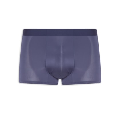 Cueca Box Sem Costura Poliamida - Azul