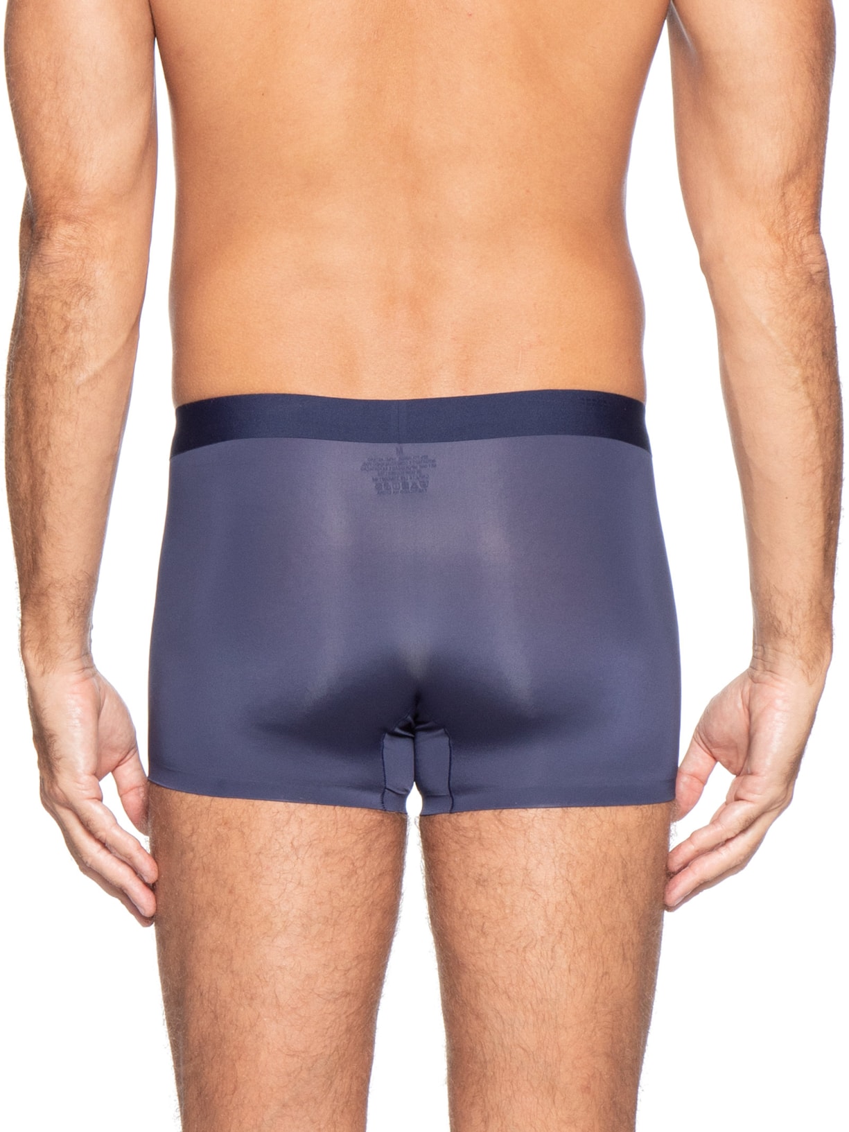 Cueca Box Sem Costura Poliamida Azul Basiq Men