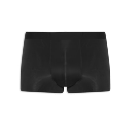 Cueca Box Sem Costura Poliamida - Preto