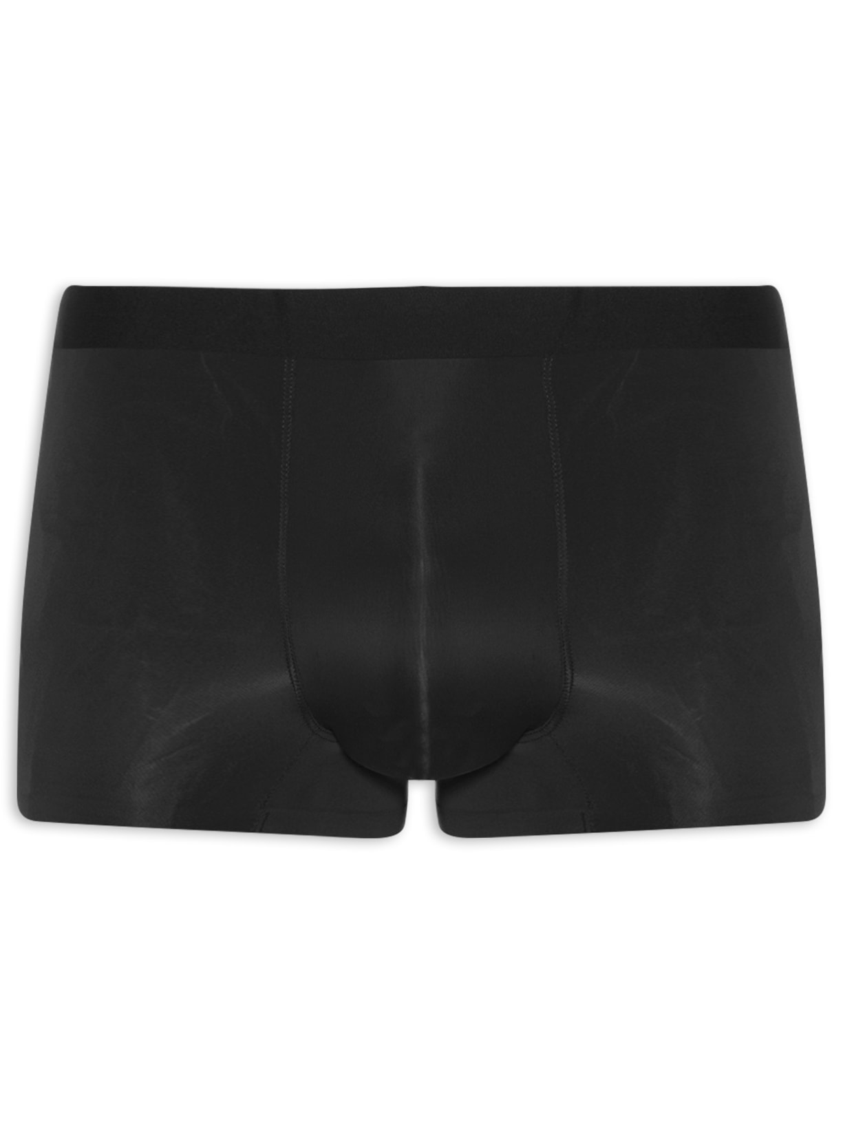 Cueca Box Sem Costura Poliamida - Preto