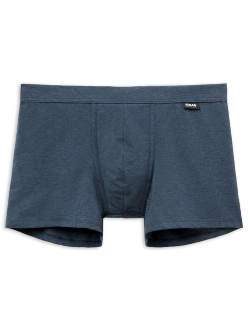 Cueca Boxer "a Indestrutível" Em Algodão Supima - Azul