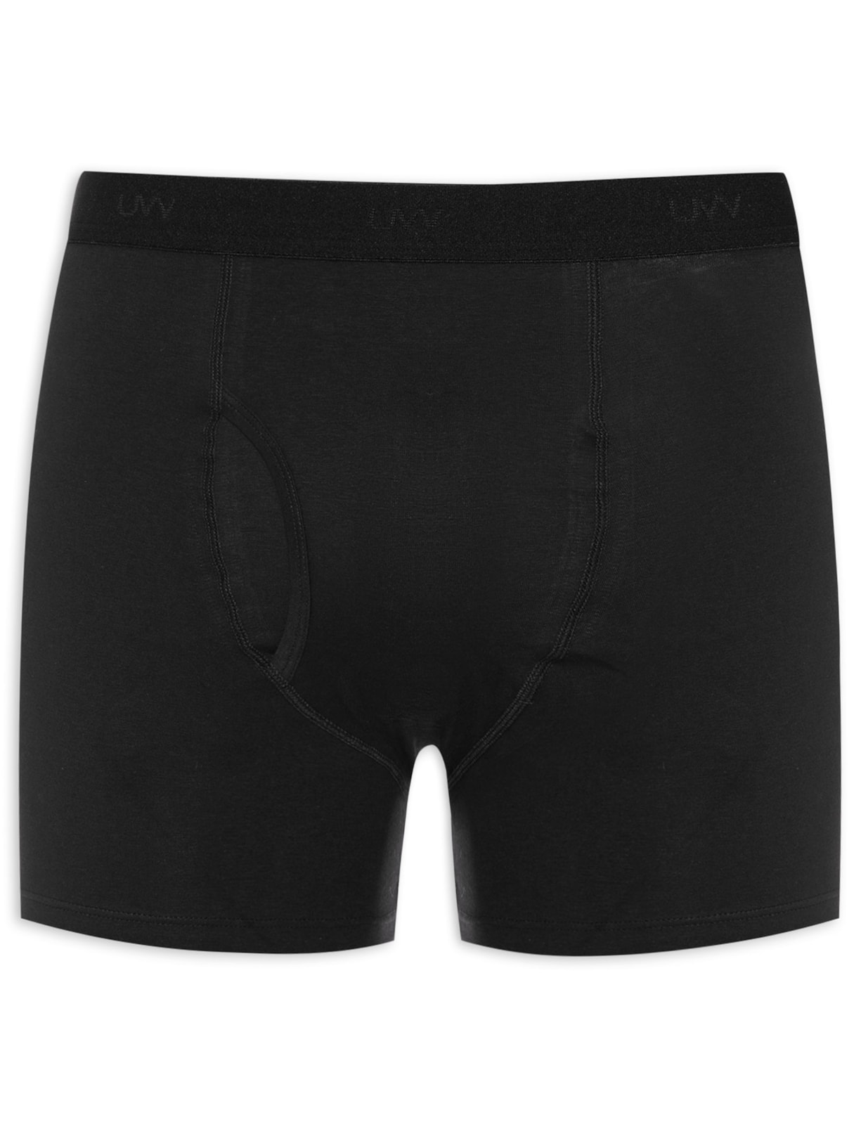Cueca Boxer Algodão Egípcio - Preto