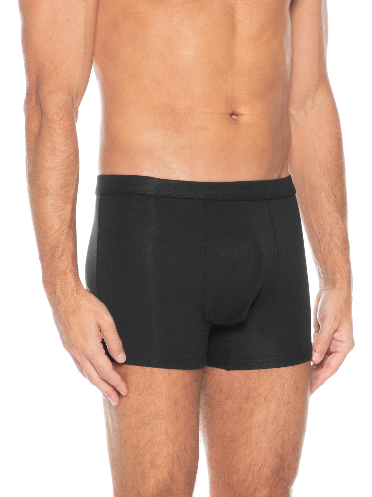 Cueca Boxer Algodão Preto Basiq Men