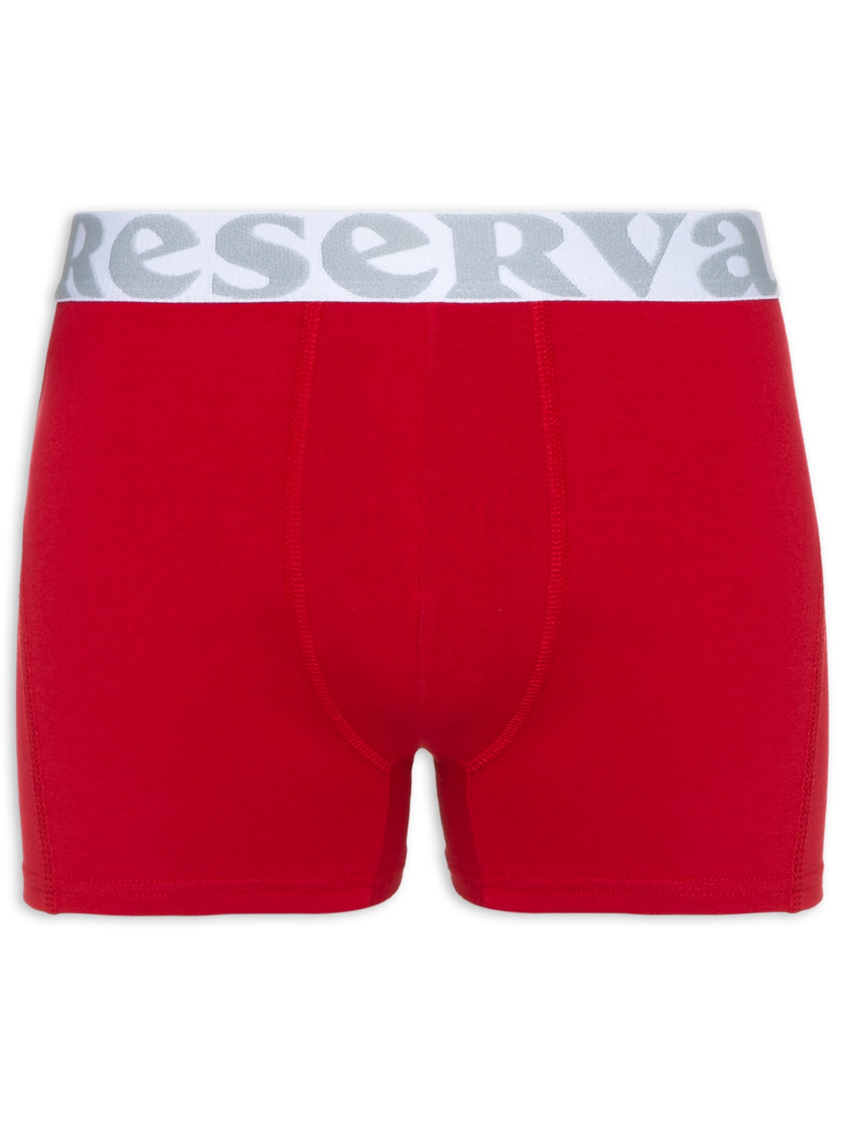 Cueca Boxer Básica Natal - Vermelho