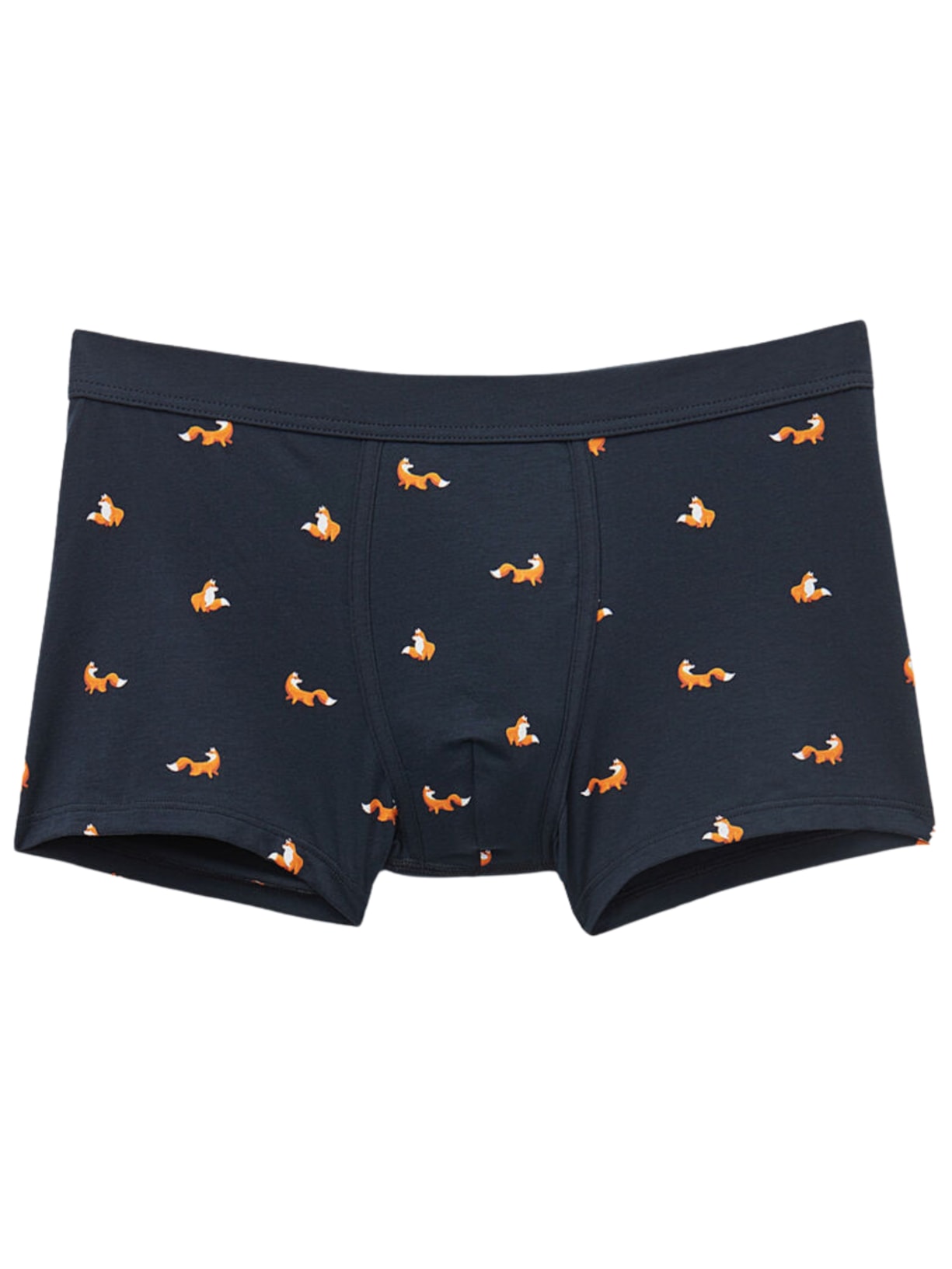 Cueca Boxer Com Estampa De Rasposa Em Algodão - Preto