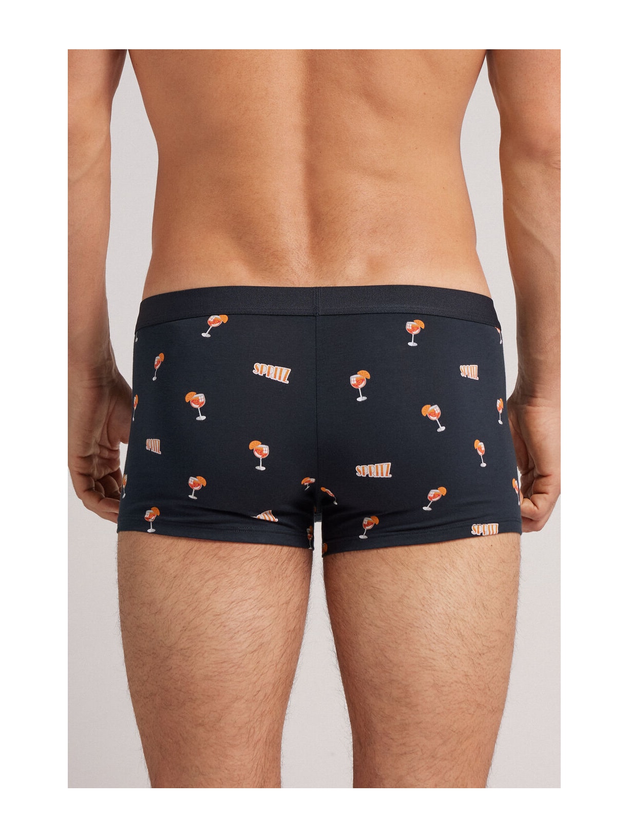 Cueca Boxer Com Estampa Spritz Em Algodão Natural Fresh Azul Intimissimi