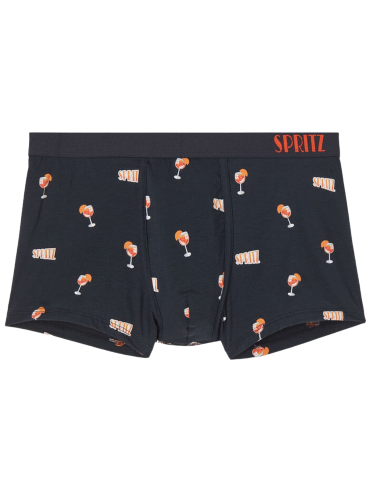 Cueca Boxer Com Estampa Spritz Em Algodão Natural Fresh Azul Intimissimi