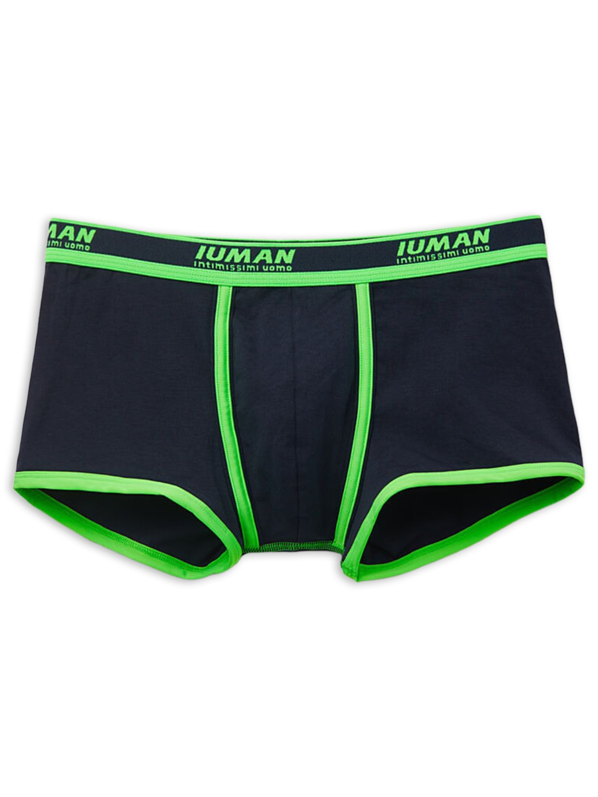 Cueca Boxer Com Logotipo Em Algodão Supima - Azul