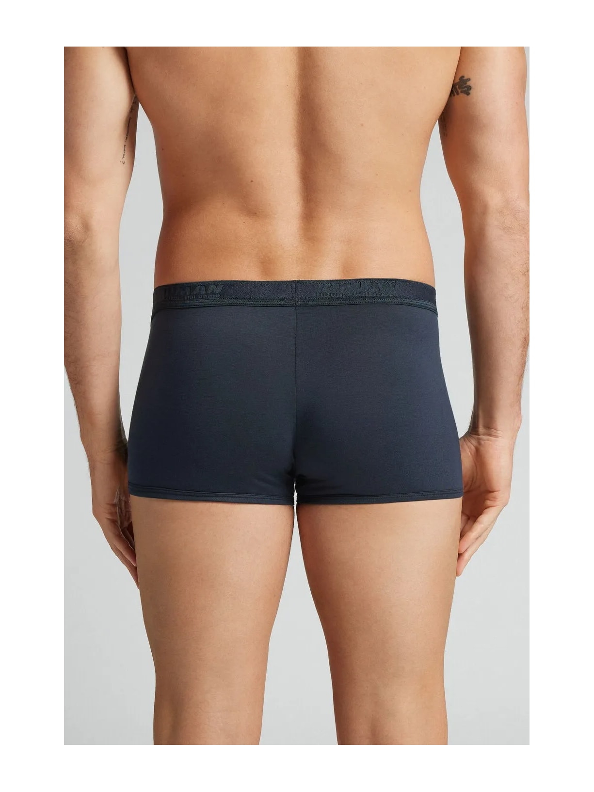 Cueca Boxer Com Logotipo Em Algodão Supima Azul Intimissimi