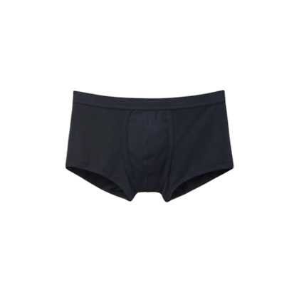 Cueca Boxer Com Logotipo Em Algodão Supima - Azul