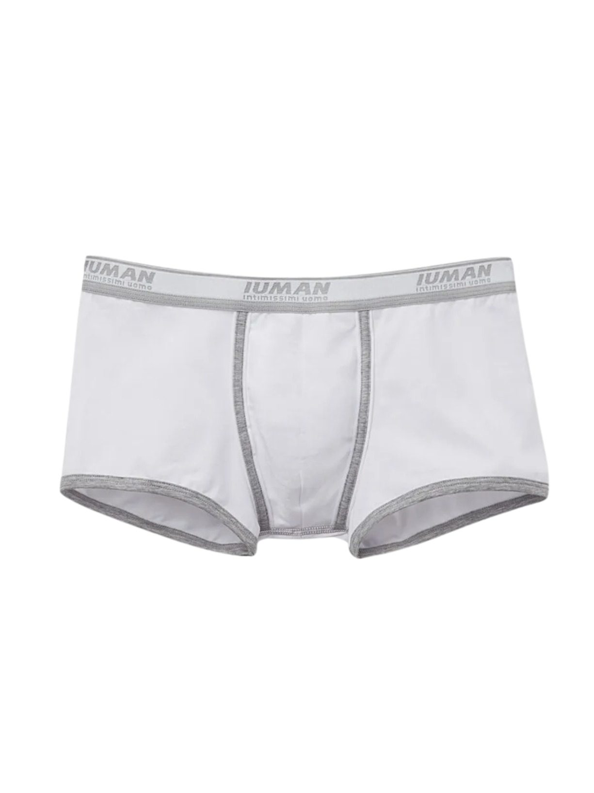 Cueca Boxer Com Logotipo Em Algodão Supima - Branco