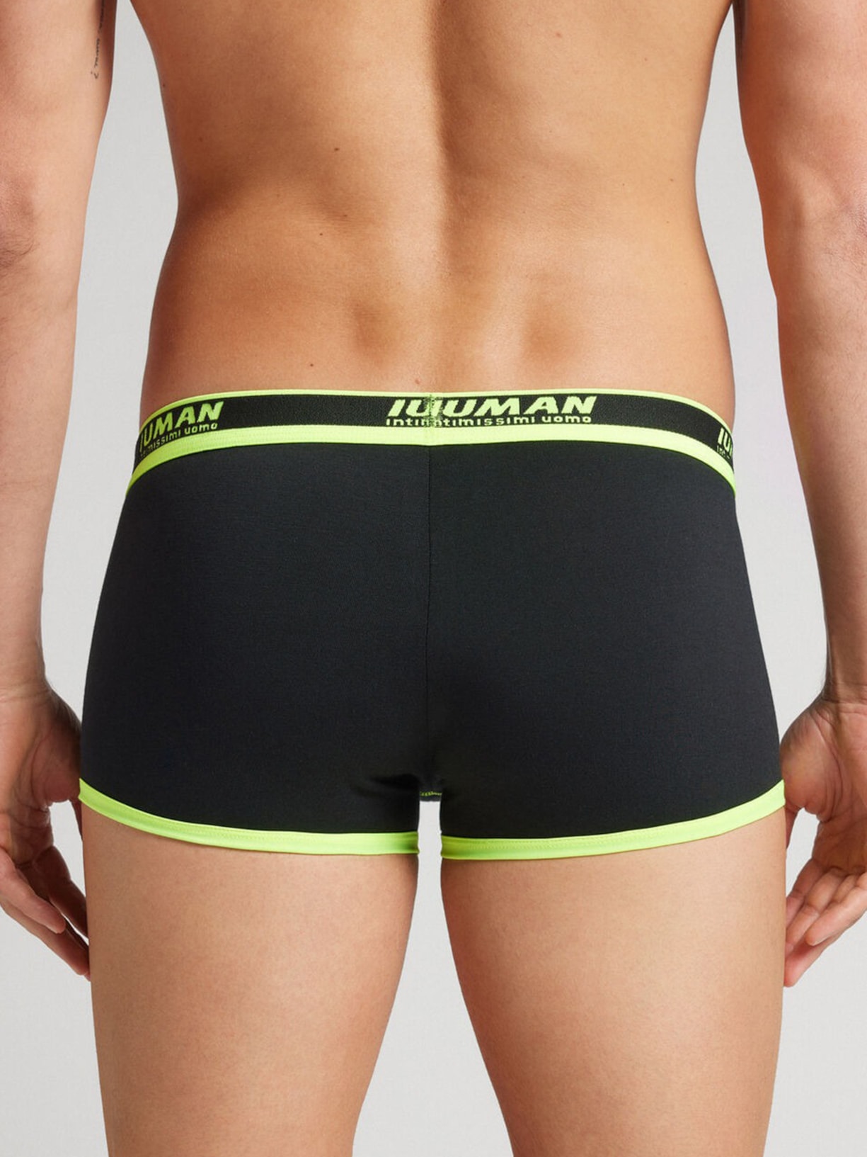 Cueca Boxer Com Logotipo Em Algodão Supima Preto Intimissimi