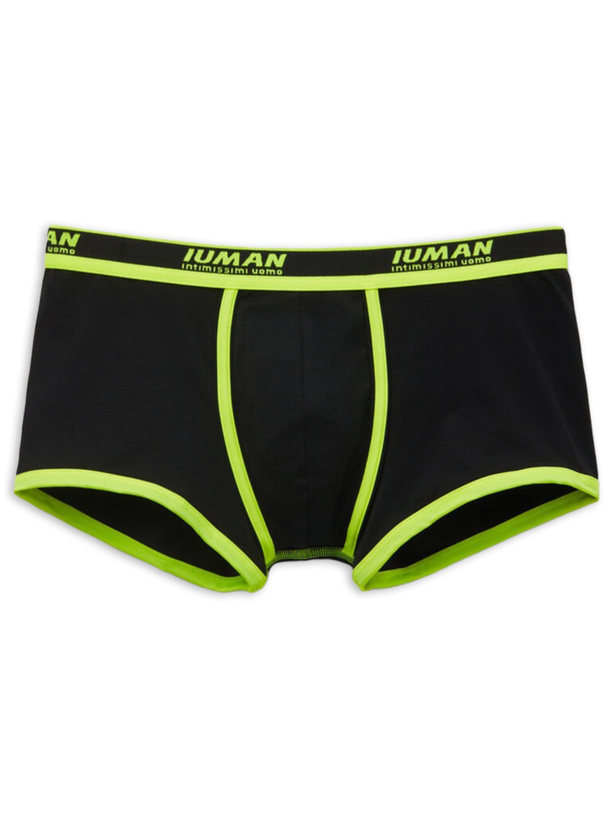 Cueca Boxer Com Logotipo Em Algodão Supima - Preto