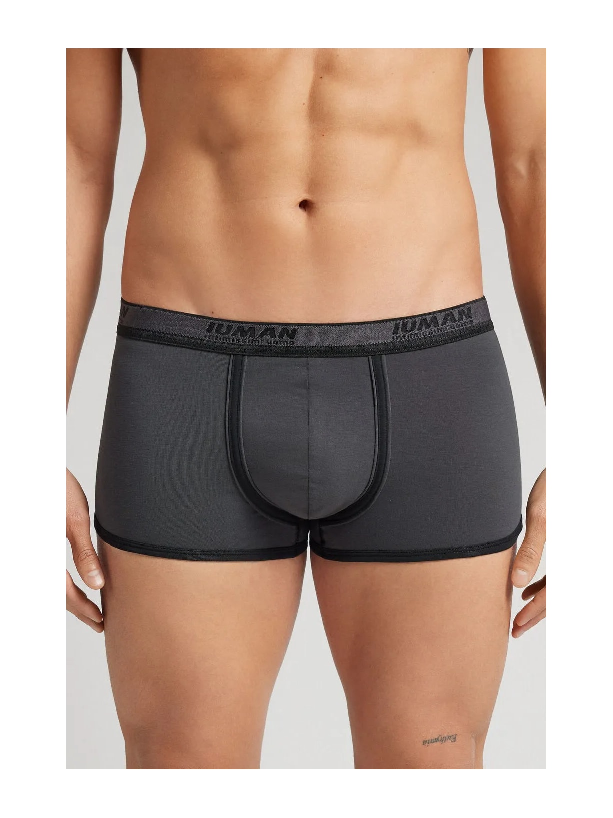 Cueca Boxer Com Logotipo Em Algodão Supima Preto Intimissimi