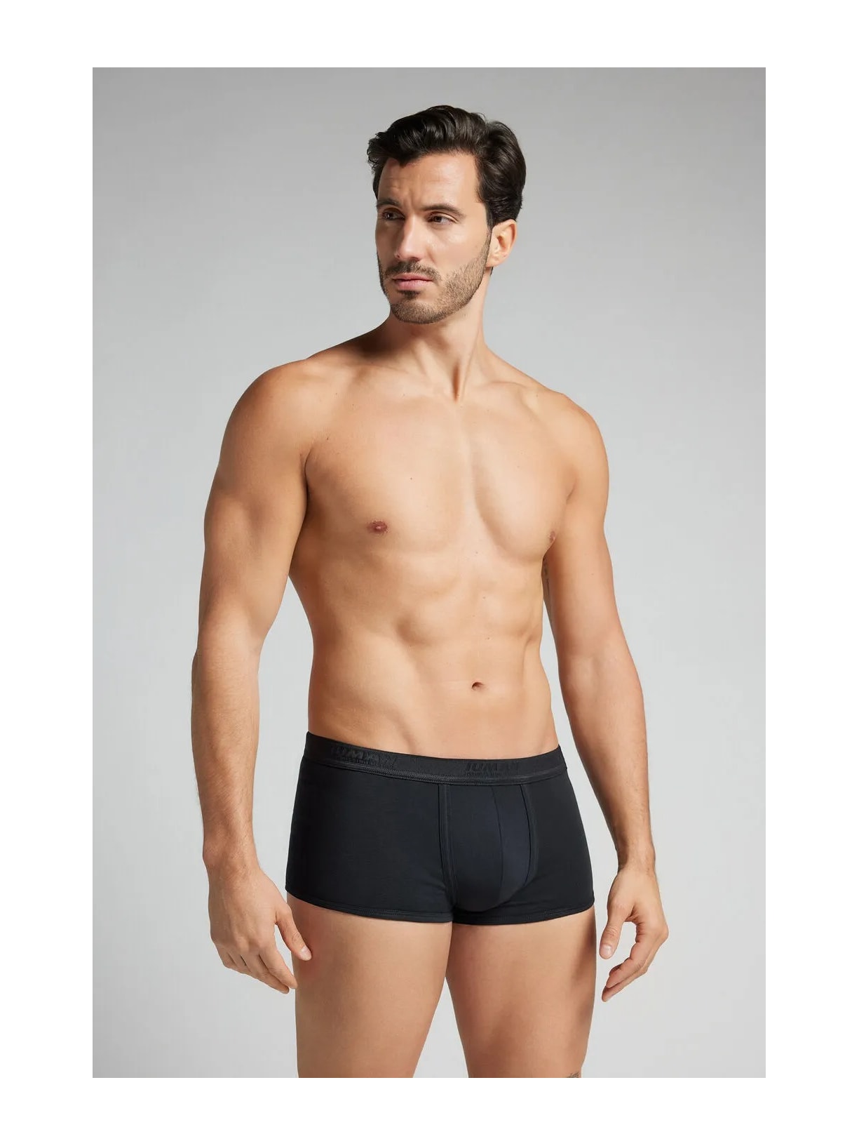 Cueca Boxer Com Logotipo Em Algodão Supima Preto Intimissimi
