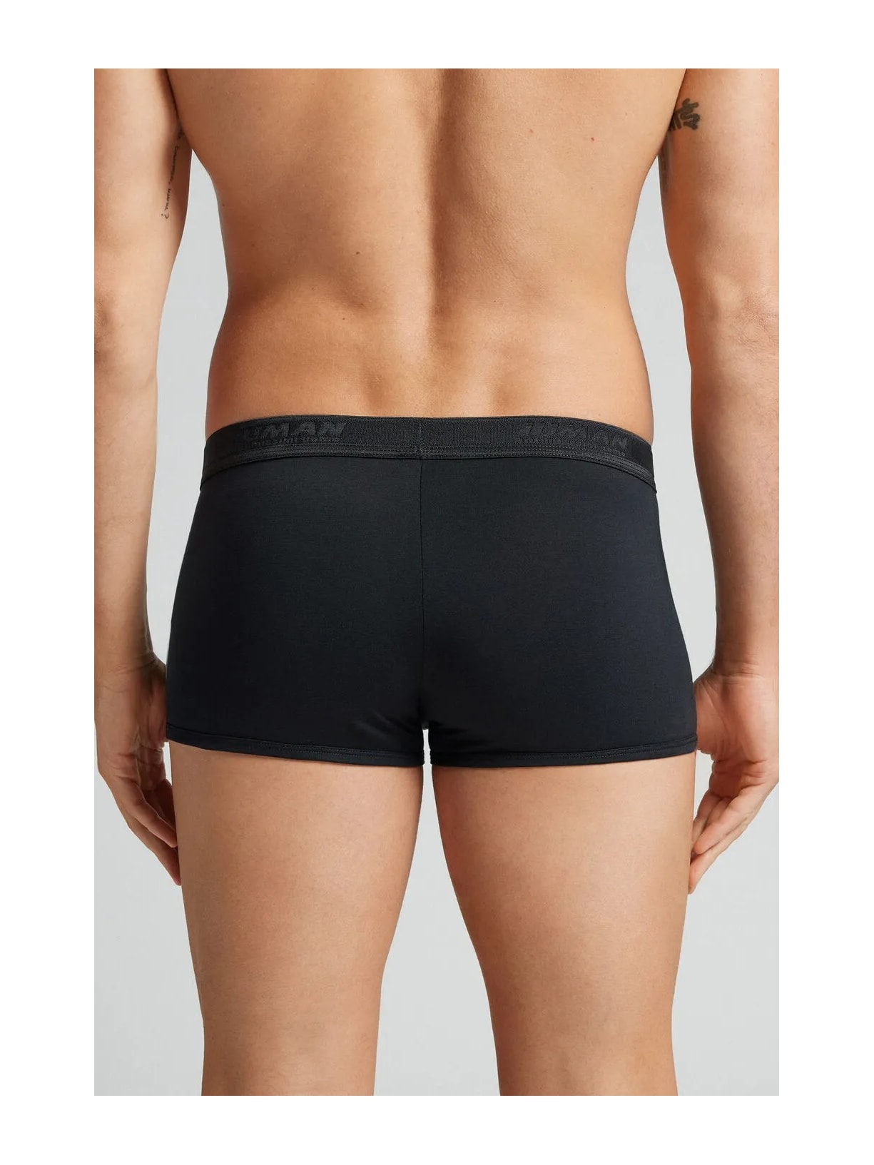 Cueca Boxer Com Logotipo Em Algodão Supima Preto Intimissimi