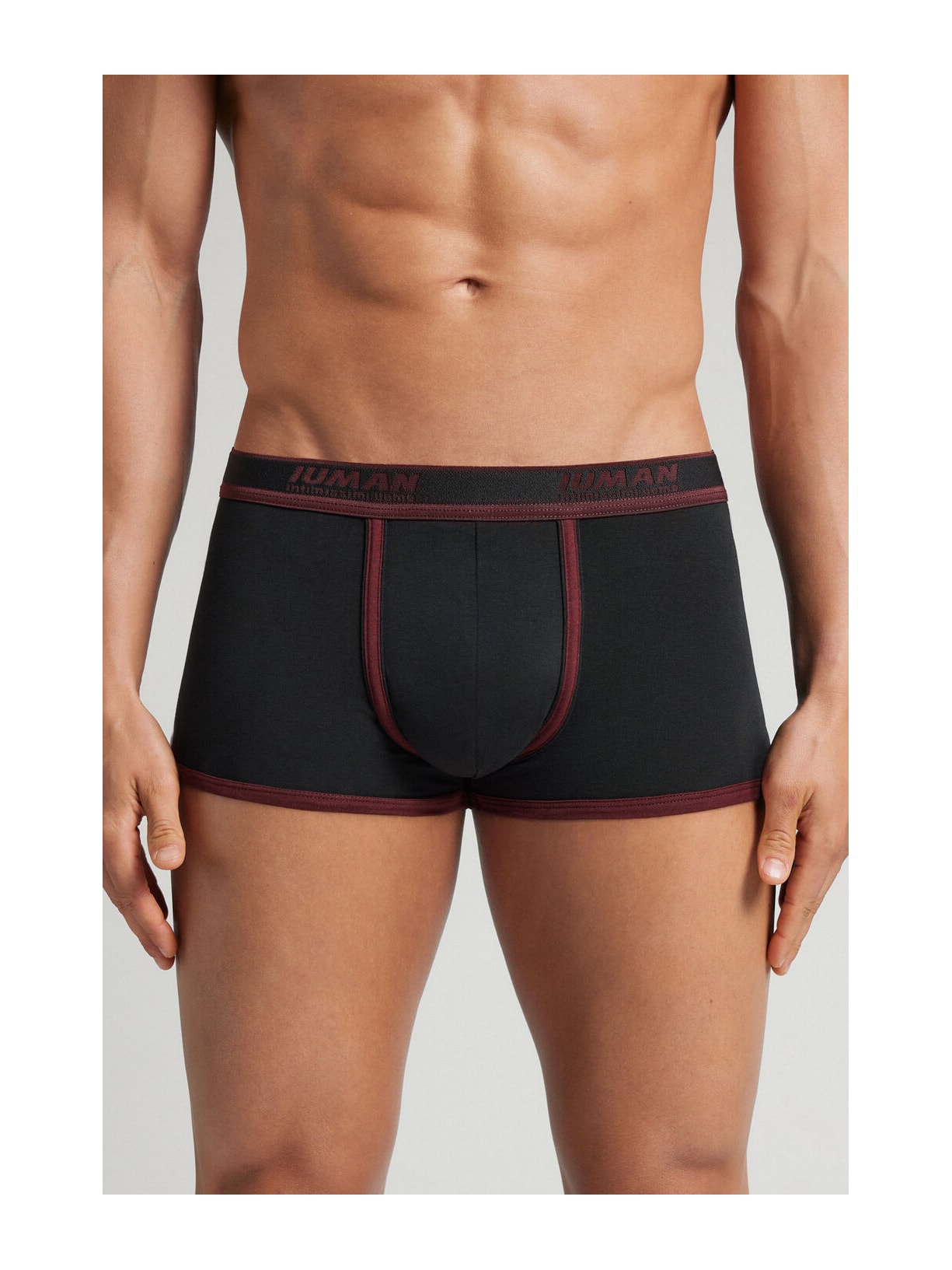 Cueca Boxer Com Logotipo Em Algodão Supima Preto Intimissimi