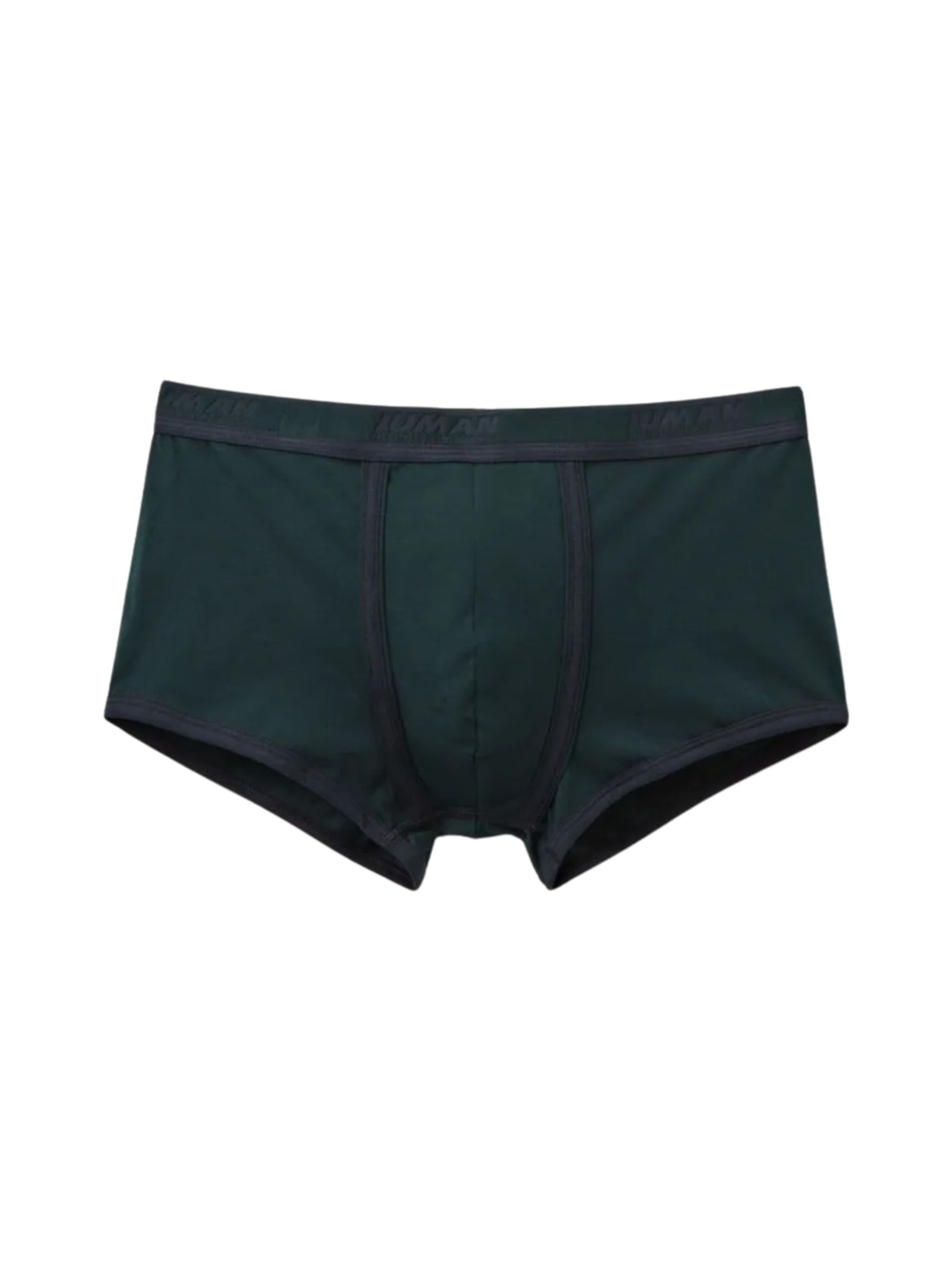 Cueca Boxer Com Logotipo Em Algodão Supima - Verde