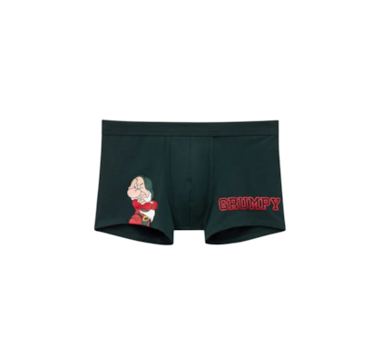 Cueca Boxer Disney Zangado Em Algodão Supima - Verde