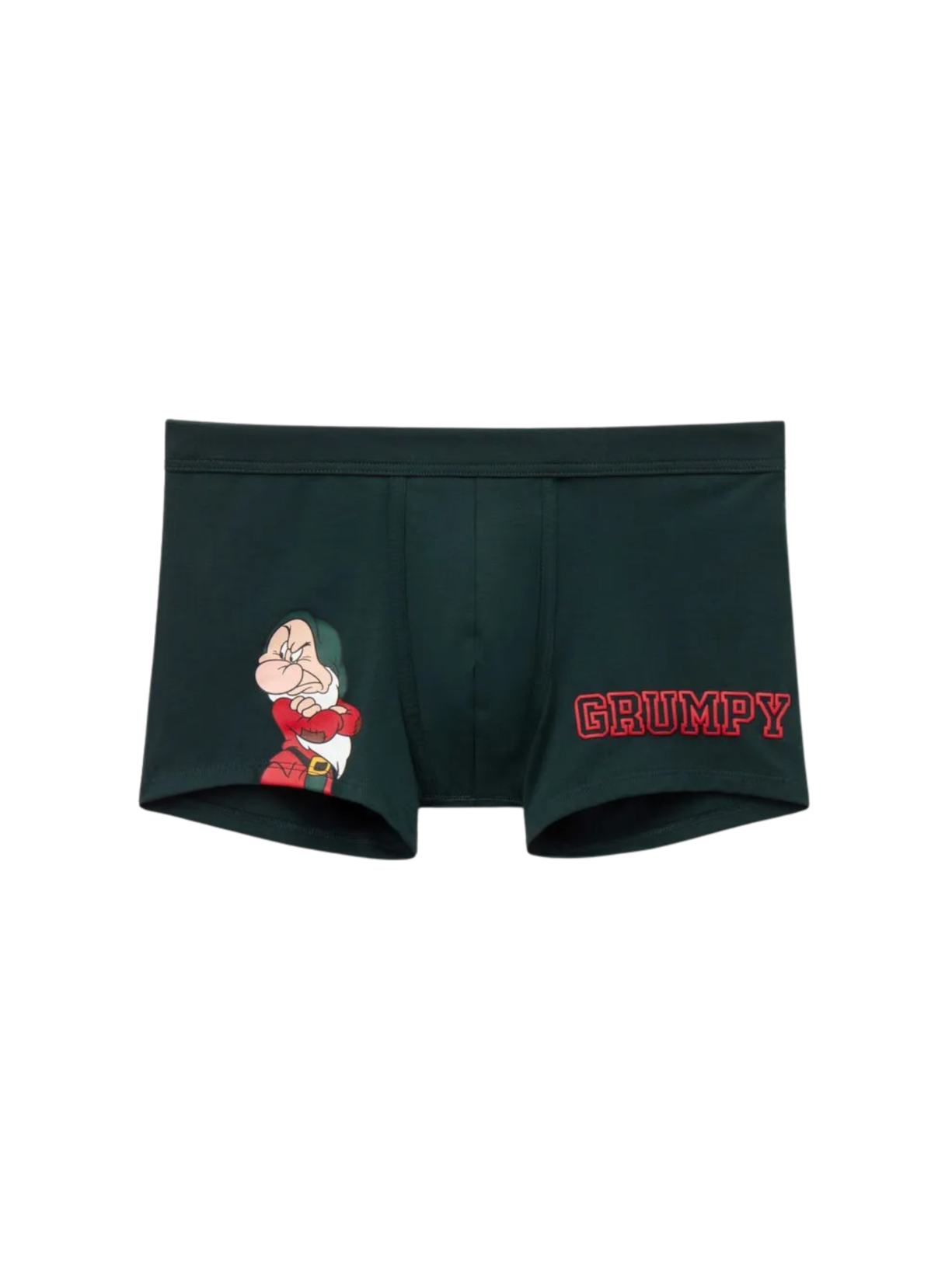 Cueca Boxer Disney Zangado Em Algodão Supima - Verde
