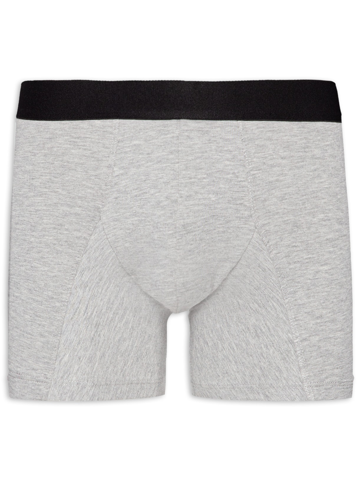 Cueca Boxer Elástico Pima - Cinza