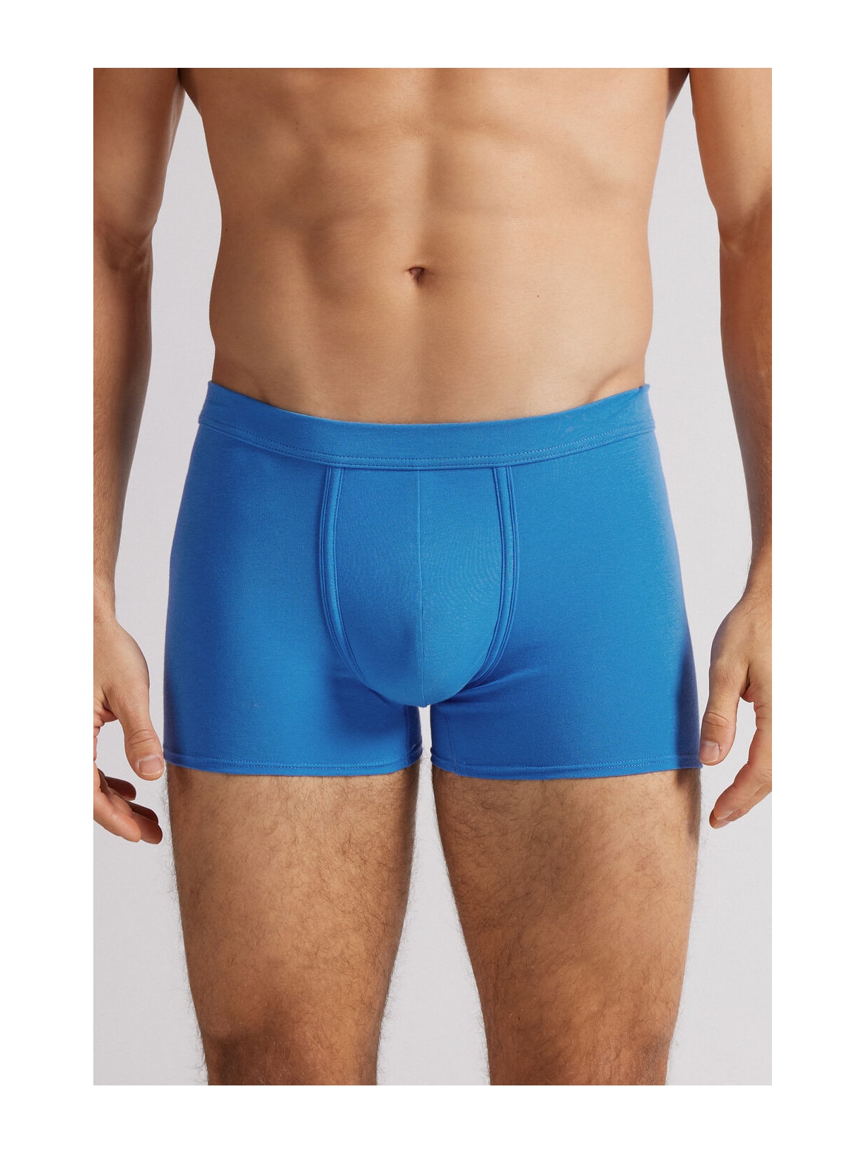 Cueca Boxer Em Algodão Natural Fresh Azul Intimissimi
