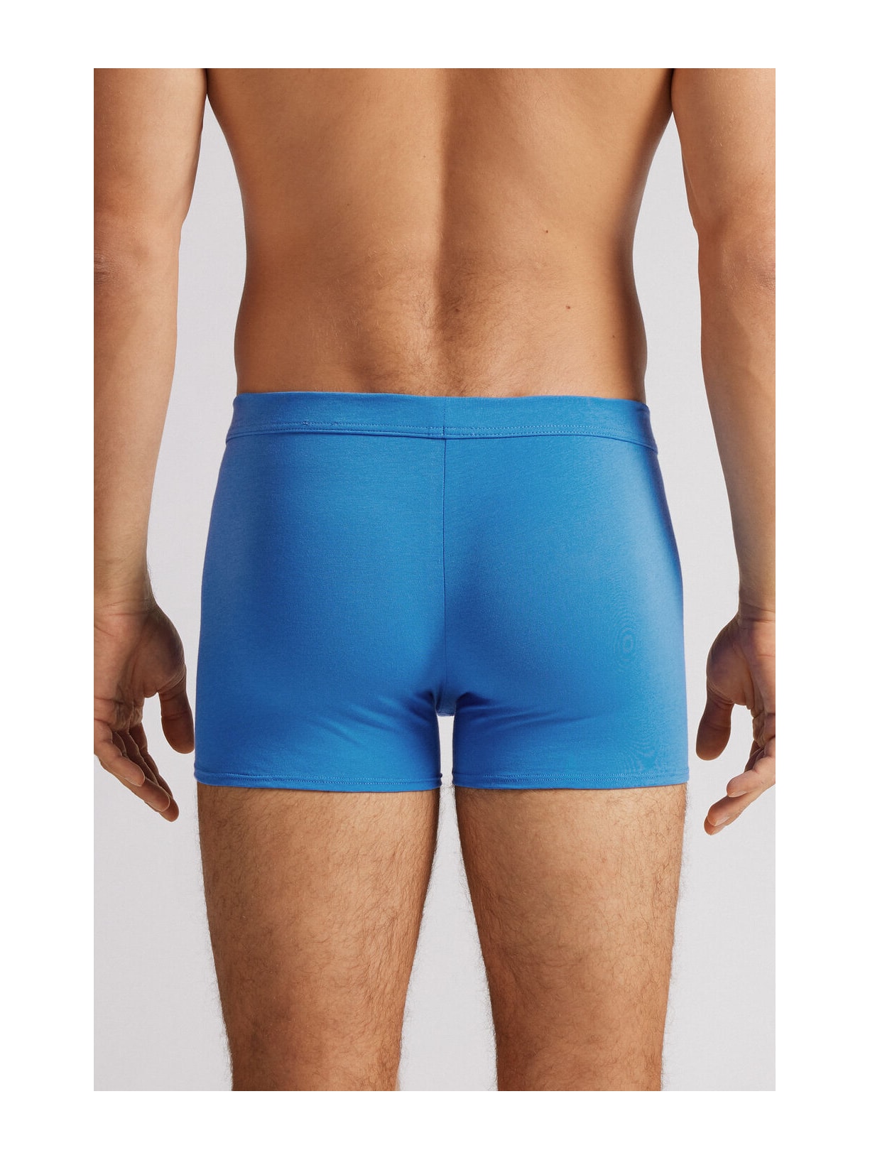 Cueca Boxer Em Algodão Natural Fresh Azul Intimissimi