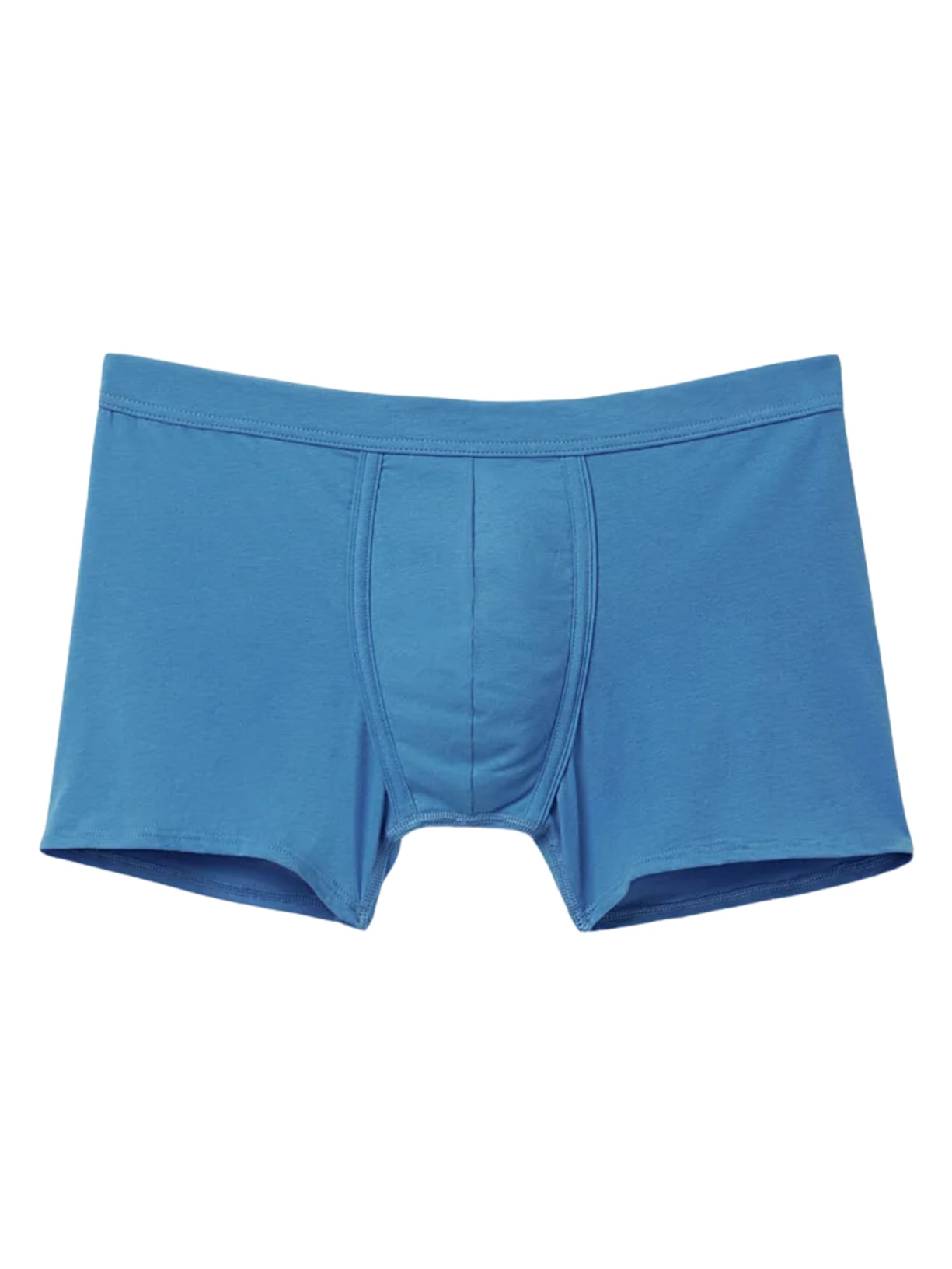 Cueca Boxer Em Algodão Natural Fresh - Azul