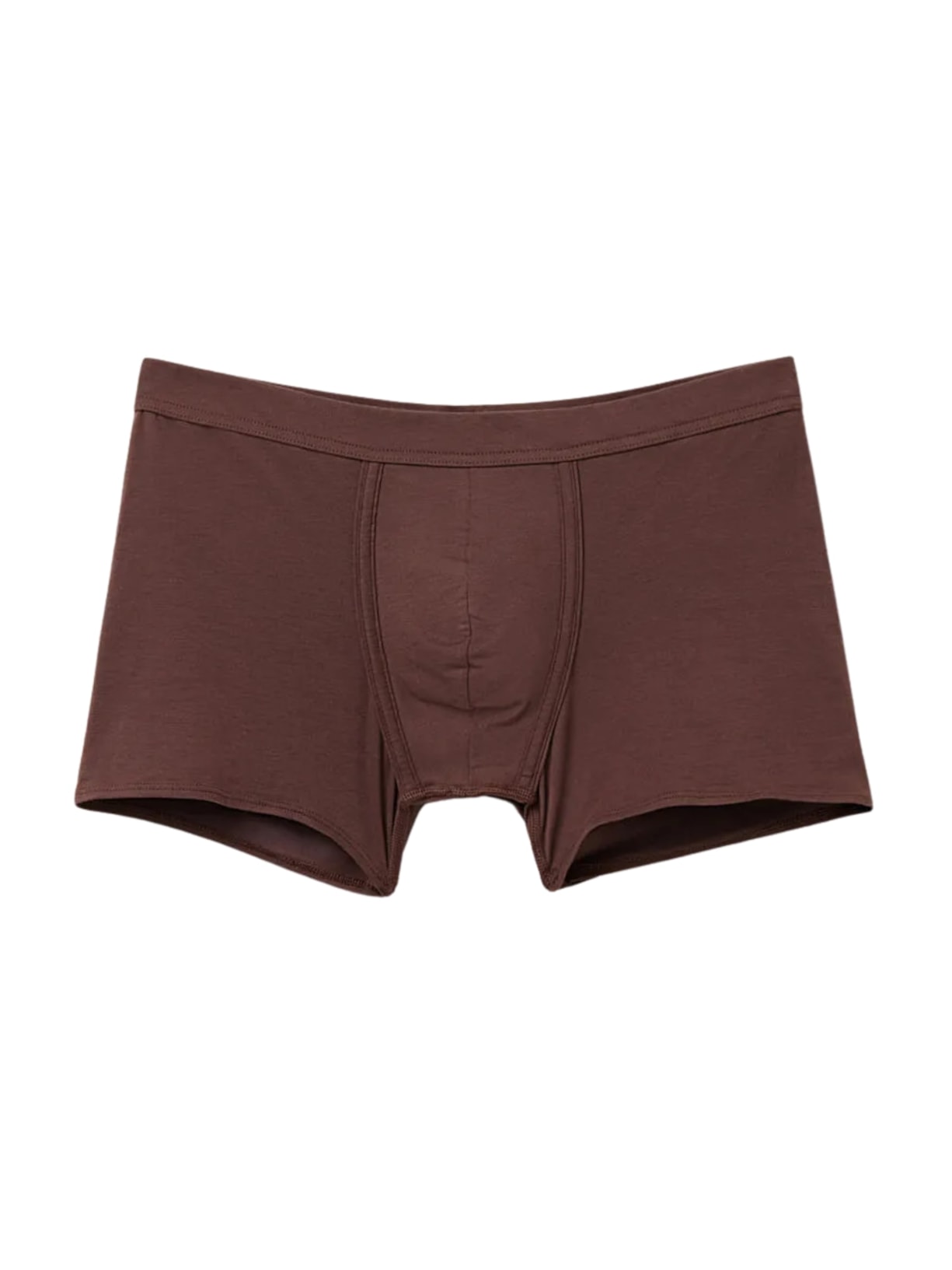 Cueca Boxer Em Algodão Natural Fresh - Marrom