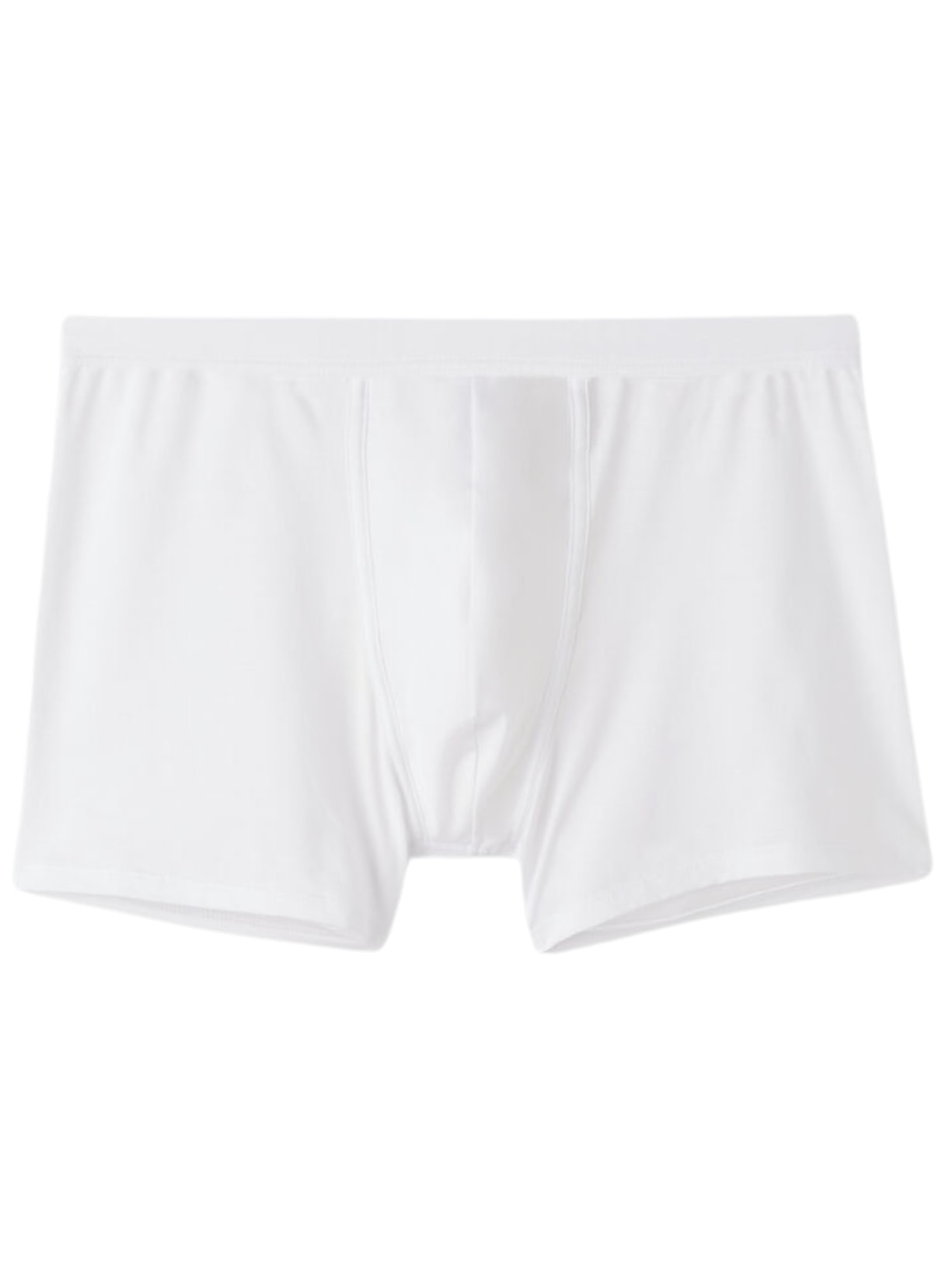 Cueca Boxer Em Algodão Premium - Branco