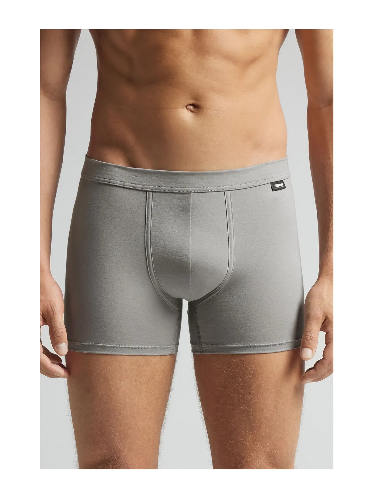 Cueca Boxer Em Algodão Premium Cinza Intimissimi