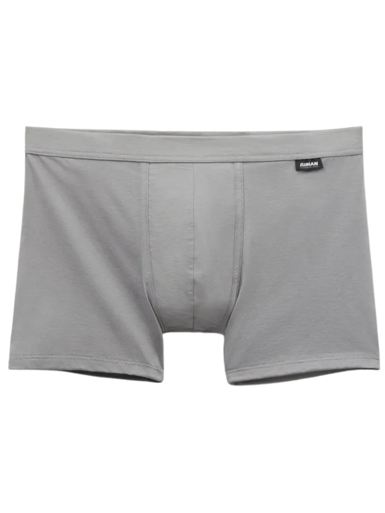 Cueca Boxer Em Algodão Premium - Cinza