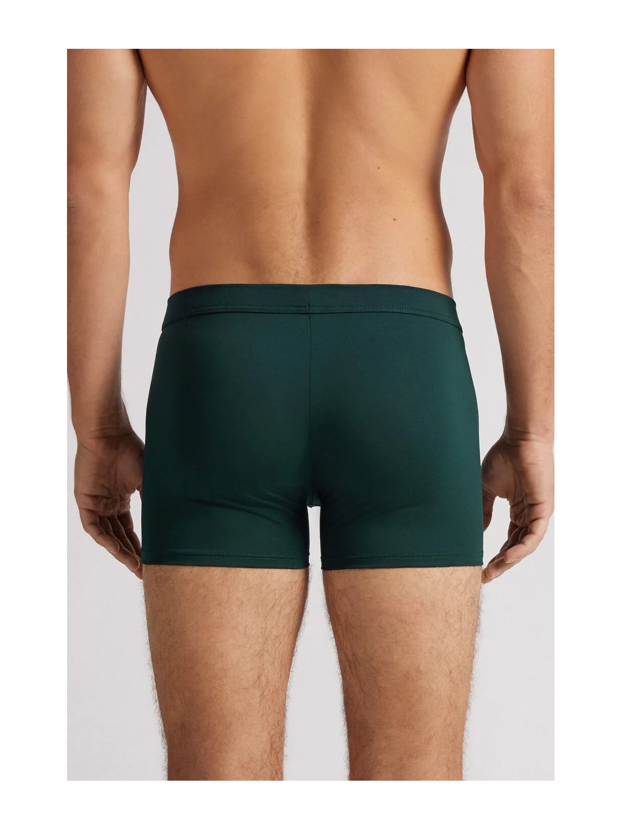 Cueca Boxer Em Algodão Premium Verde Intimissimi