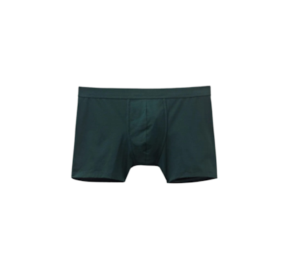 Cueca Boxer Em Algodão Premium - Verde
