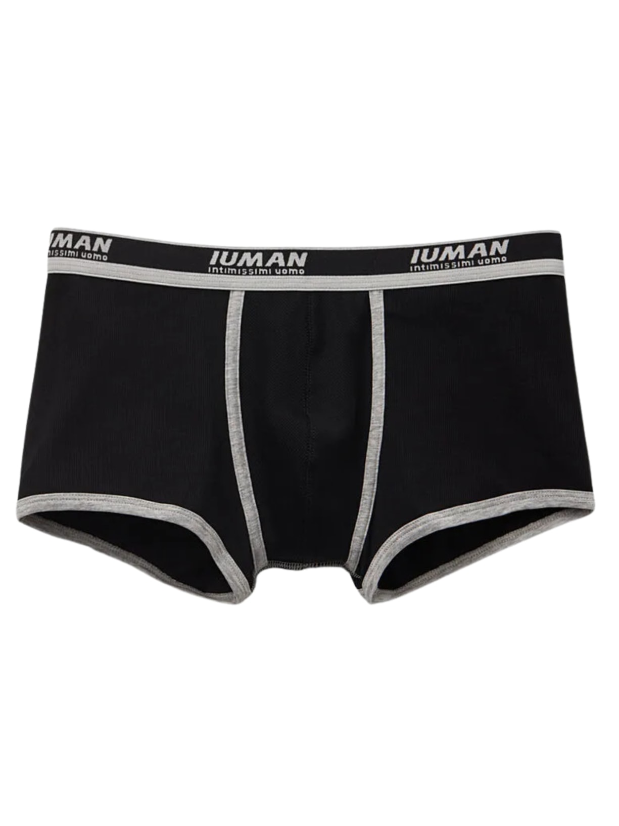 Cueca Boxer Em Algodão Supima Canelado Preto Intimissimi