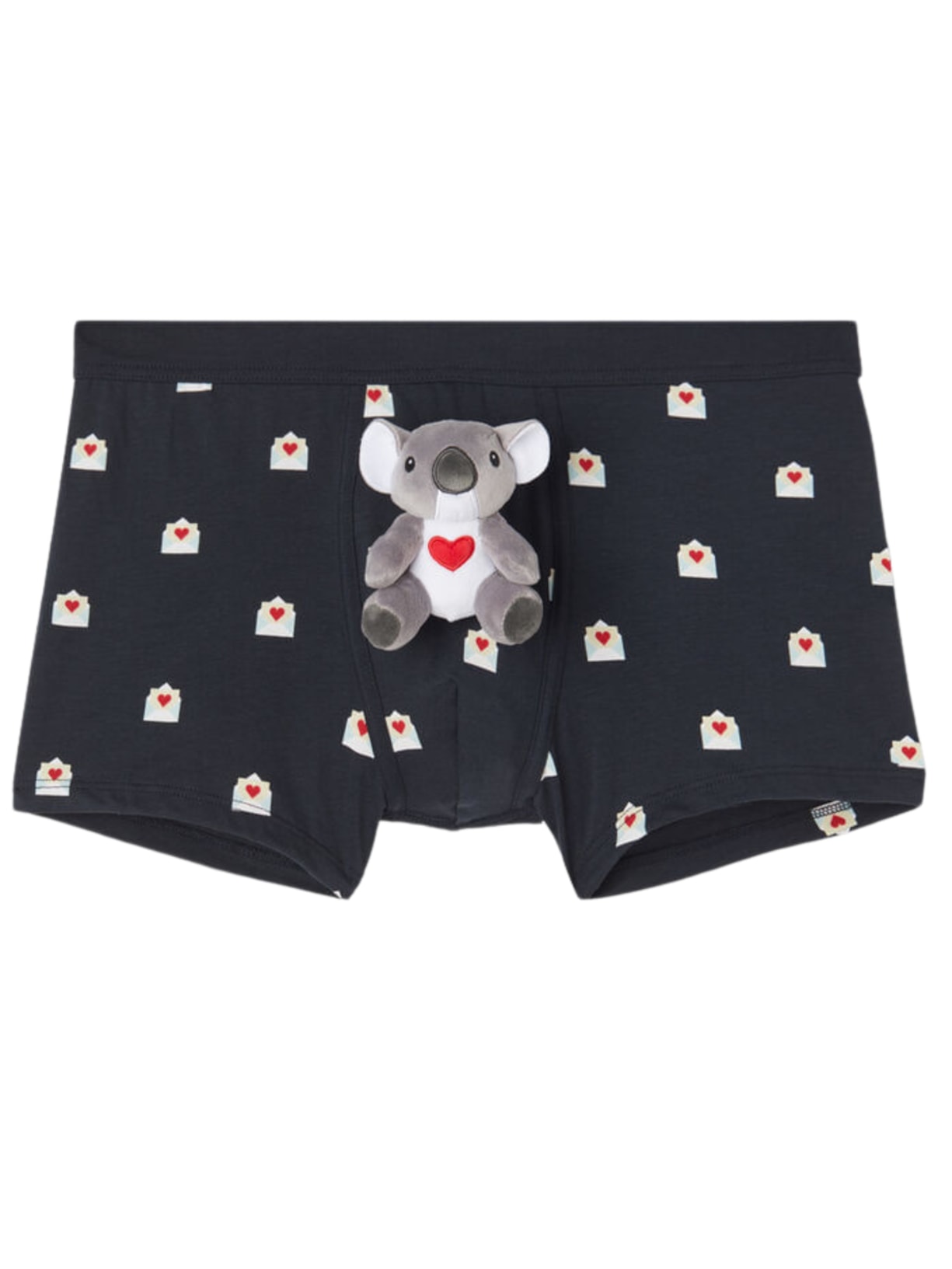 Cueca Boxer Em Algodão Supima Com Coala De Pelúcia Azul Intimissimi