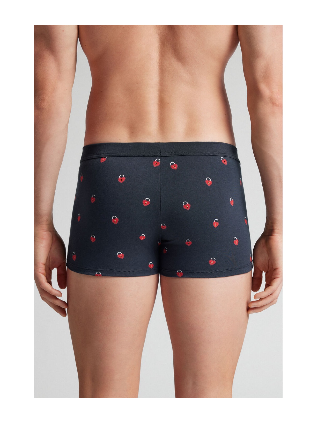 Cueca Boxer Em Algodão Supima Com Pelucía Azul Intimissimi