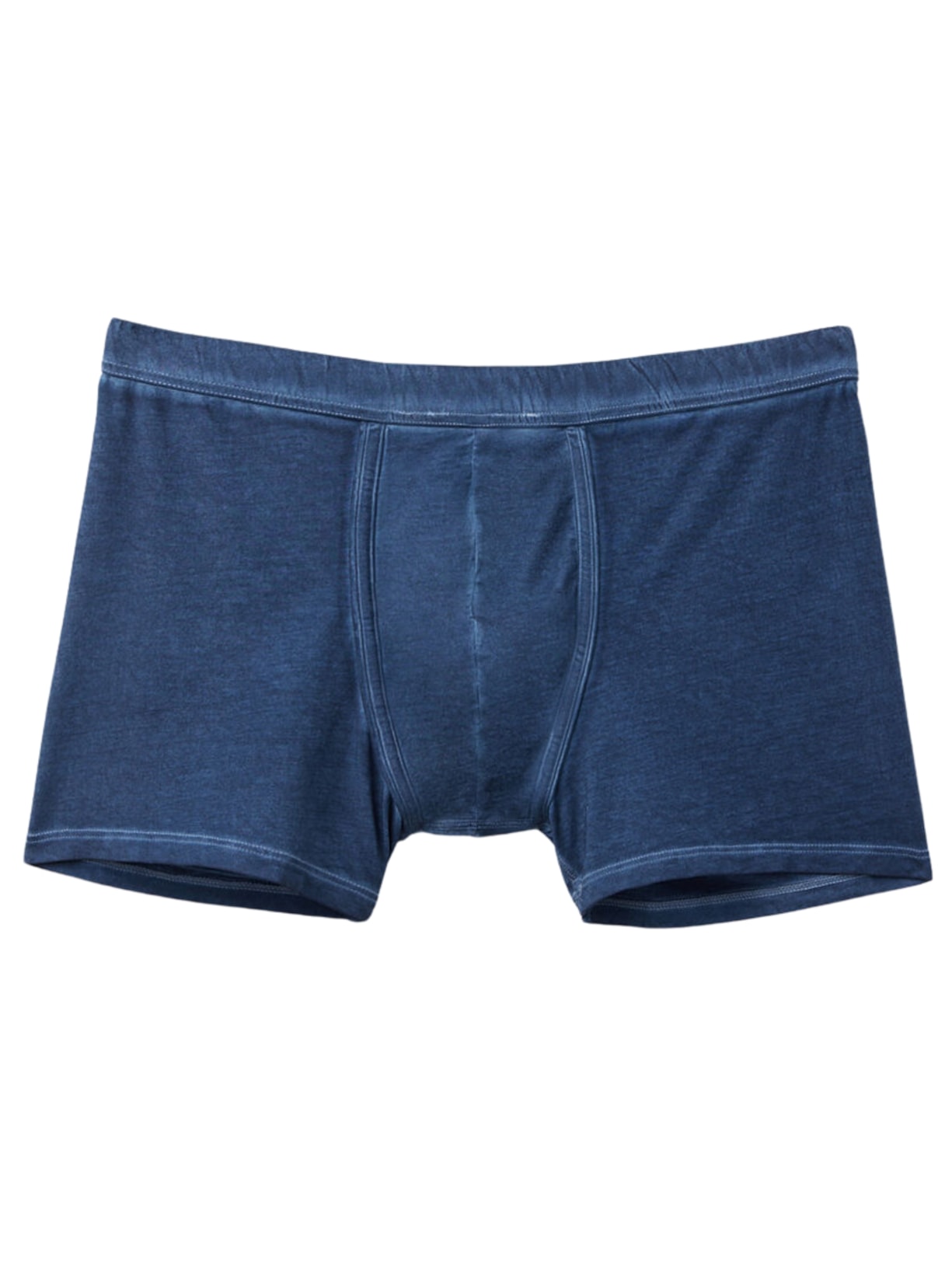 Cueca Boxer Em Algodão Supima Natural Fresh - Azul