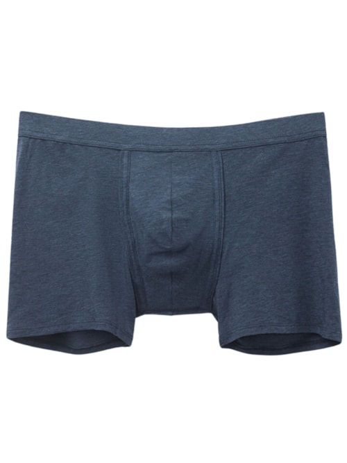 Cueca Boxer Em Algodão Supima Natural Fresh - Azul