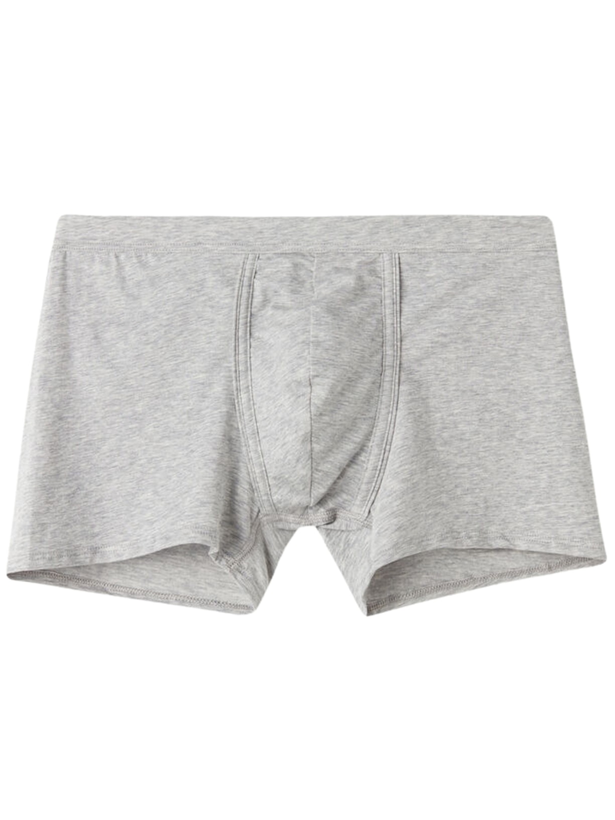 Cueca Boxer Em Algodão Supima Natural Fresh - Cinza