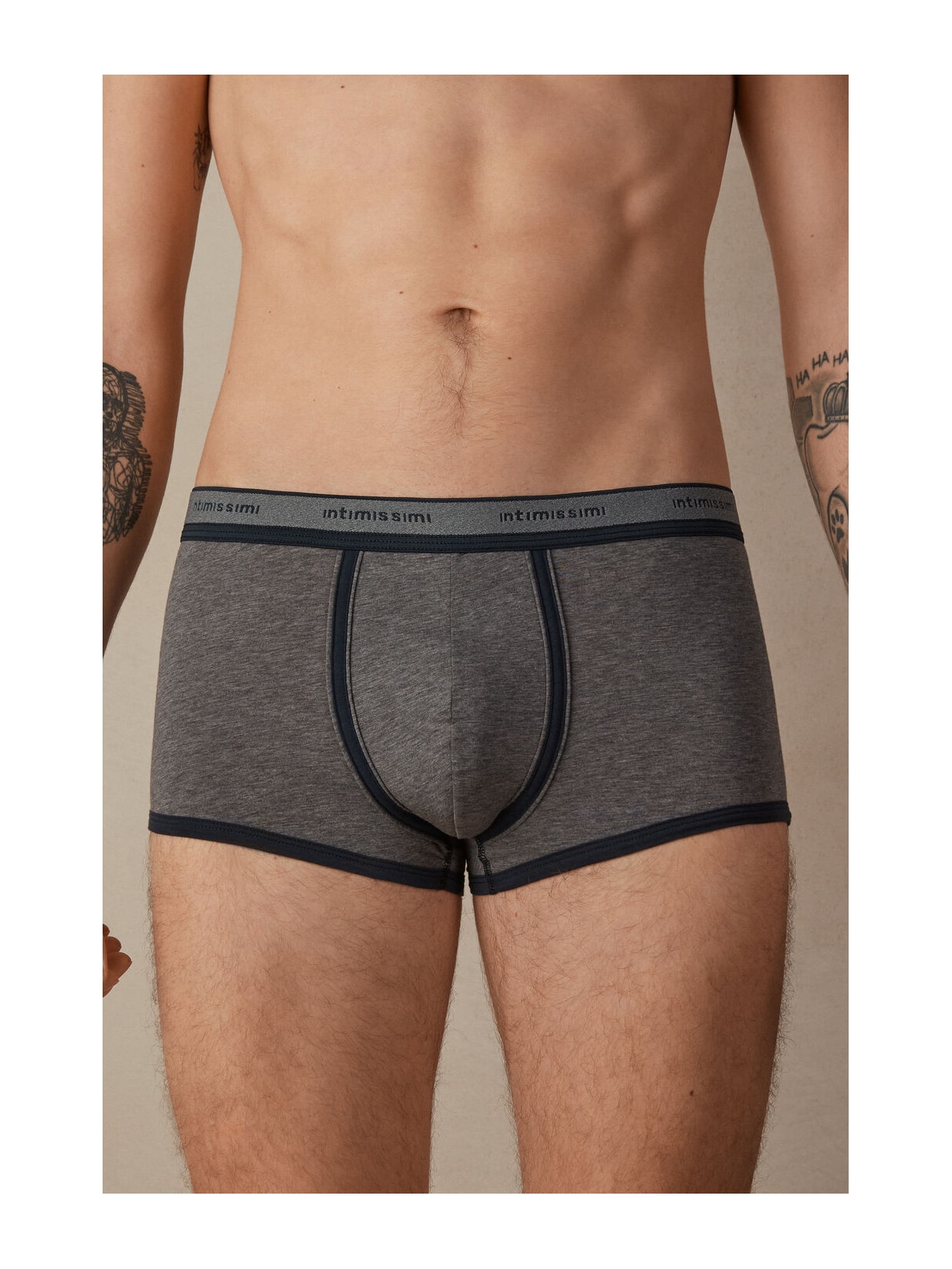 Boxer Sous Vetement Intimissimi Intimissimi Grey Loose Fit Boxers